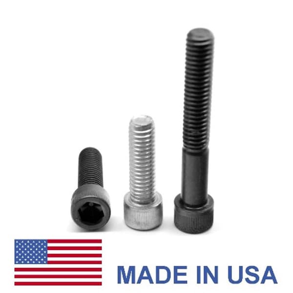Asmc Industrial 0.5-13 x 1.25 Coarse Thread Socket Head Cap Screw, Alloy Steel, Black Oxide, 100PK 0000-216835-100 - main